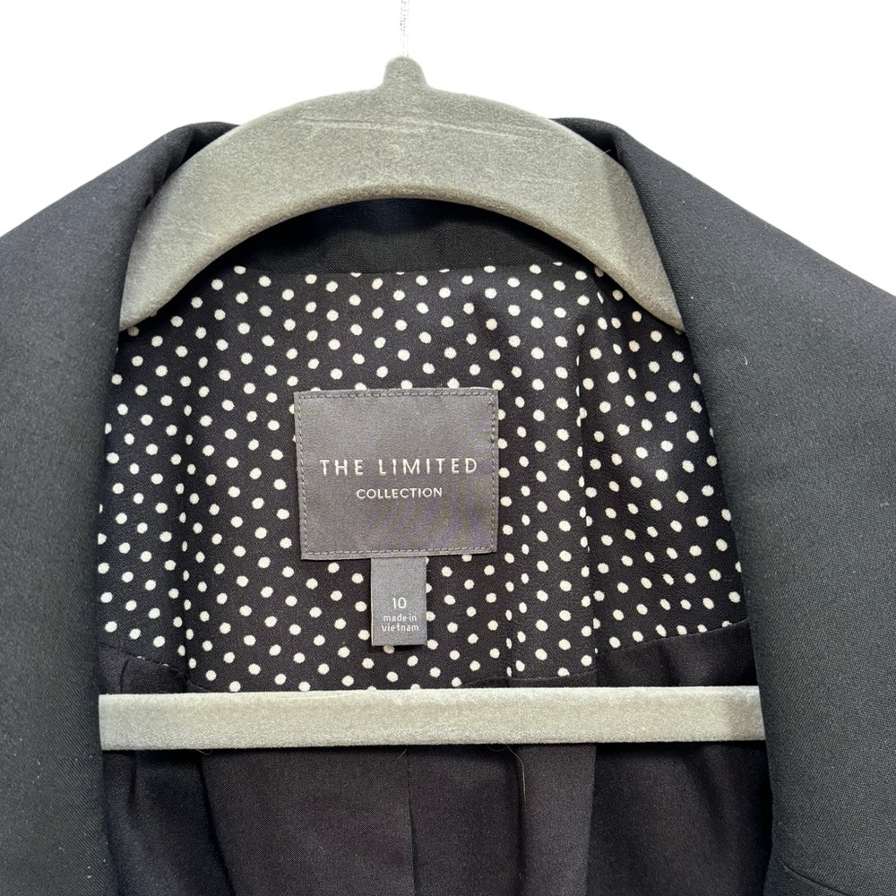 The Limited Women’s Black Blazer Jacket Bell Sleeves‎ Size 10 - Picture 6 of 10